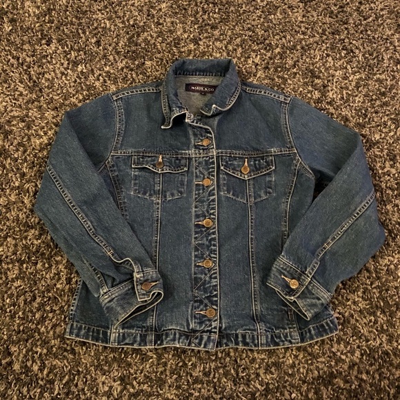MARYK & Co vintage style Jean jacket. EUC! - Picture 1 of 7